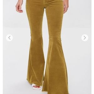 Forever 21 Frayed Flare Leg Pants